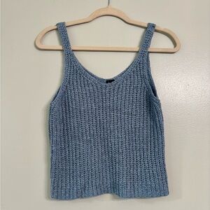 Anthropology Moon & Madison blue crotched tank